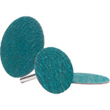 Speed-Lok TS Discs - Merit Zirc Plus R801 Cloth Discs, 3" Dia., 80 Grit, Zirconia Alumina