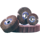 Flap Wheels - Bench Mounted Flap Wheels, Aluminum Oxide/Ceramic, 180 Grit, 8" x 2" x 1"