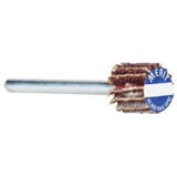 High Performance Micro-Mini Flap Wheel, Aluminum Oxide, 180 Grit, 3/4" x 3/16" x 1/8"