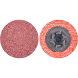 Quick-Change Cloth Disc, 1" Dia., 40 Grit, Aluminum Oxide