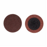 Quick-Change Cloth Disc, 1" Dia., 80 Grit, Aluminum Oxide