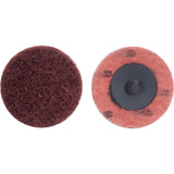 Non-Woven Quick-Change Buffing Disc, 1-1/2" Dia., Coarse Grit, Aluminum Oxide