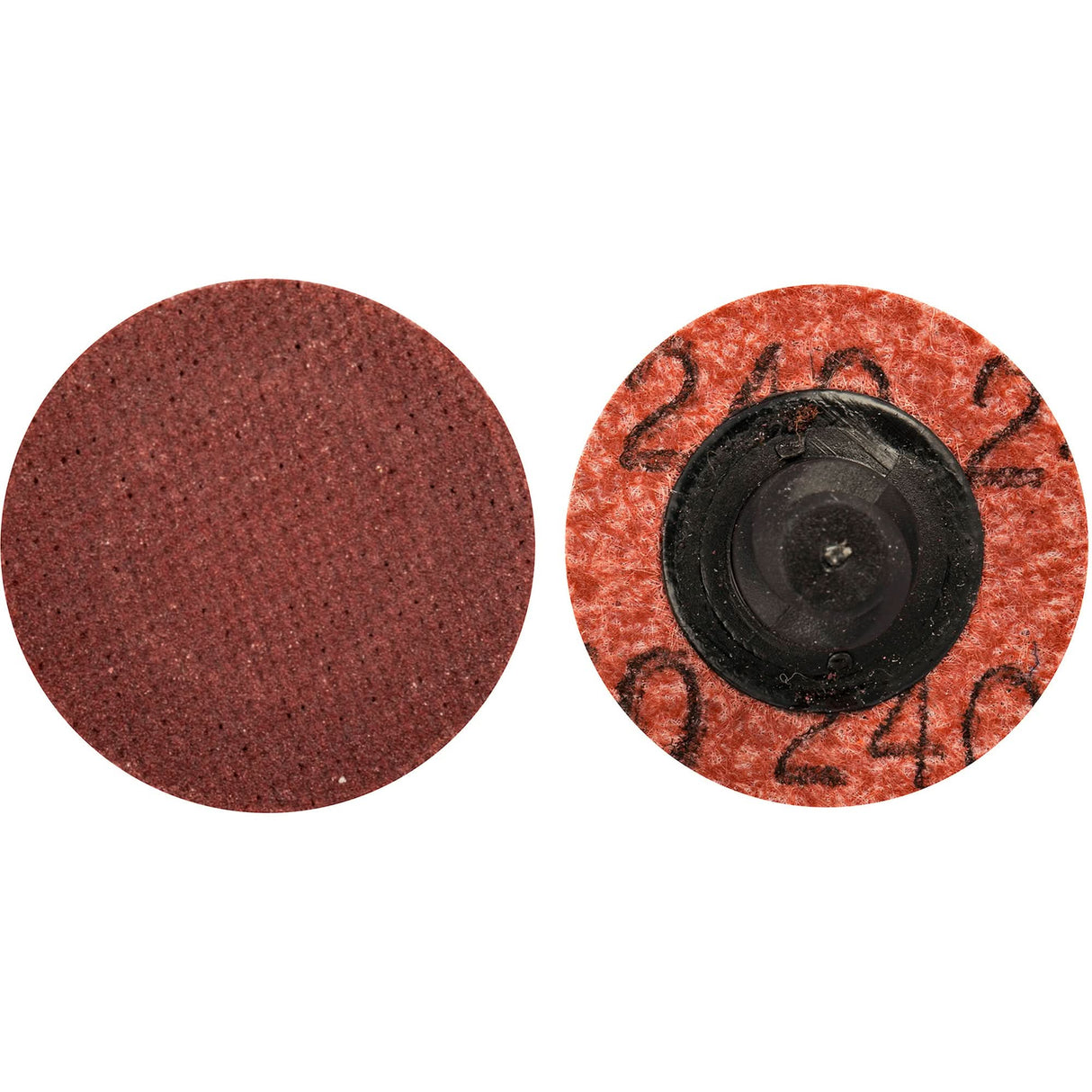 Quick-Change Cloth Disc, 1" Dia., 240 Grit, Aluminum Oxide