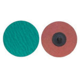 Quick-Change Cloth Disc, 1" Dia., 60 Grit, Zirconium