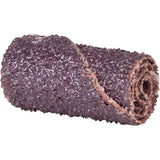 Cartridge Rolls, 100 Grit, 3/8" Dia., Aluminum Oxide, 1-1/2" L, 1/8" Arbor