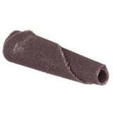 Tapered Cone Point Cartridge Rolls, 80 Grit, 3/16" Dia., Aluminum Oxide, 1" L