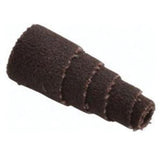 ALO Spiral Cartridge Rolls, 120 Grit, 3/8" Dia., Aluminum Oxide, 1" L, 1/8" Arbor