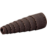 ALO Spiral Cartridge Rolls, 100 Grit, 1/2" Dia., Aluminum Oxide, 1-1/2" L, 1/8" Arbor