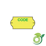 Étiquettes Meto, « code », 22 x 12 mm (21,000/bte)
