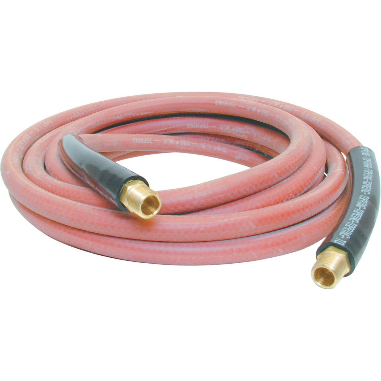 Airflex General Purpose Hoses, Air, Rubber, 1/4" dia. x 100', 200 psi, 1/4 NPT