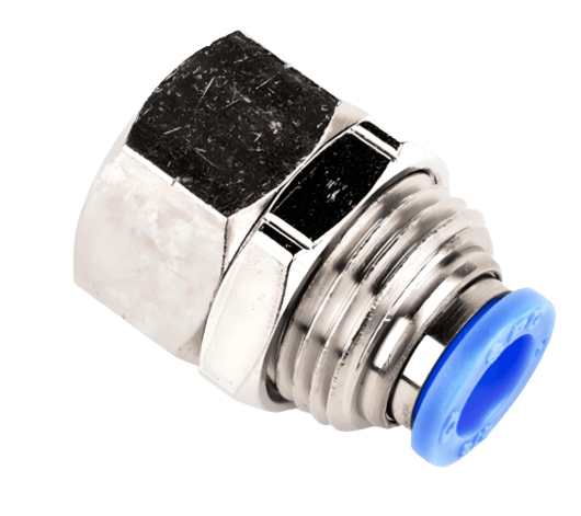 Bulkhead Union 1/2" Tube x 3/8" NPT Push to Connect - Brass