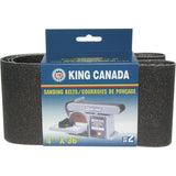 Sanding Belt, 4" x 36" L, 60 Grit