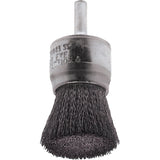 Crimped Wire End Brushes, 3/4", 0.02" Fill, 1/4" Shank