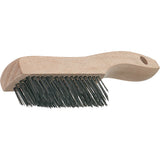 V-Trim Shoe Handle Scratch Brushes, Steel, 4 x 16 Wire Rows, 19-3/4" Long