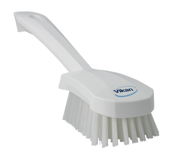 Washing Brush w/short Handle, 10.6", Stiff