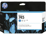 HP 745 (F9J97A) 130mL Cyan Original Ink Cartridge