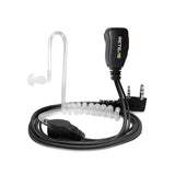 Écouteur Retevis 2 broches à tube acoustique discret avec micro PTT (style Service Secret)