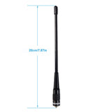 Antenne de remplacement flexible Retevis RHD-701 bibande (SMA-femelle)