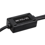 Casque Retevis EHK008 pour moto et sports motorisés (Kenwood 2 broches)
