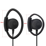 Retevis EEK012 Adjustable D-Shape Earpiece with PTT Mic (2-Pin)