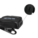 Retevis EEK012 Adjustable D-Shape Earpiece with PTT Mic (2-Pin)
