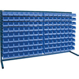 Louvered Rack with Bins, 144 Bins, 72" W x 15" D x 40" H