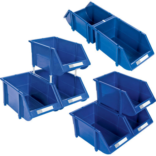 Stack & Hang Bin, 4-13/16" W x 3-3/16" H x 7-1/8" D, Red