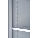 Deep Door Combination Cabinets, 38" W x 24" D x 72" H, Grey