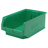 Giant Stacking Containers, 12.375" W x 19.75" D x 7.875" H, Green