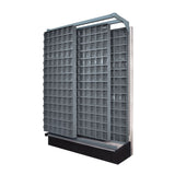 Gondola Tilt Bins Slider System, 48" W x 19" D x 75" H, 336 Drawers