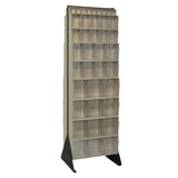 Tip-Out Bins Stand, 23-5/8" W x 16" D x 75" H, 72 Drawers