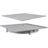 Heavy-Duty Industrial Carousel Drawer Cabinets, Steel, 27-1/2" W x 27-1/2" D x 4" H, Grey