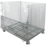 Collapsible Wire Container, 40" W x 48" D x 42" H, 4000 lbs. Capacity