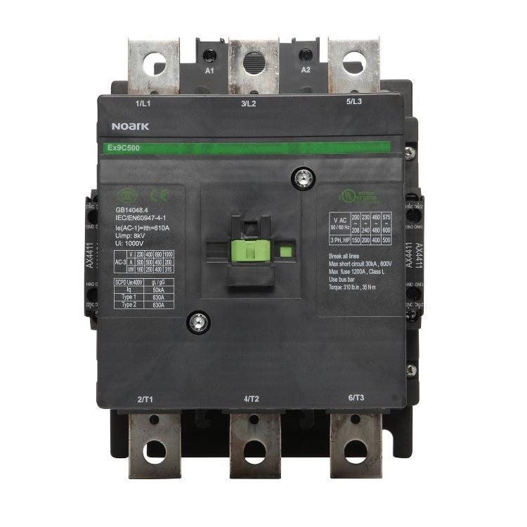Contactor Non-Reversing (FVNR) 100 to 250Vac/dc 400A 3NO+2NO+2NC | Ex9C400F22K