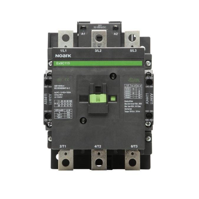 Contactor Non-Reversing (FVNR) 24Vac/dc 185A 3NO+2NO+2NC | Ex9C185E22B