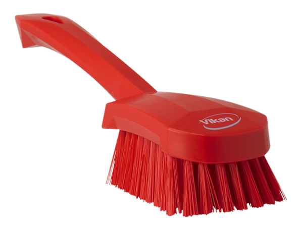 Washing Brush w/short Handle, 10.6", Stiff