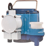 Submersible Pumps, 1/3 HP, 46 GPH, 115 V, 9 A