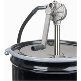 Rotary Type Drum Pump, Aluminum, Fits 15-55 Gal., 6-3/4 oz. per revolution