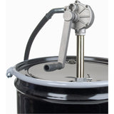 Rotary Type Drum Pump, Aluminum, Fits 15-55 Gal., 6-3/4 oz. per revolution