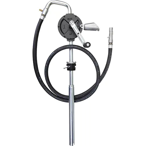 Rotary Drum Pump, Cast Iron, Fits 15-55 Gal., 10 gallons per minute