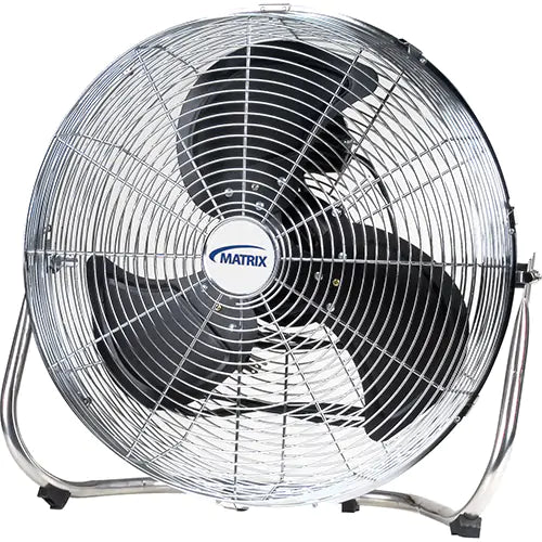 High-Velocity Floor Fan, 3 Speeds, 18" Diameter