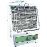 Portable Utility Heater, Fan/Radiant Heat, Electric, 5120