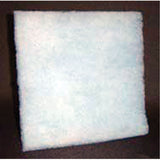 Synthetic Media Filters, Pad, MERV 5, 20" W x 2" D x 18" H