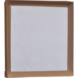 Disposable Filter, Box, 12" W x 2" D x 24" H