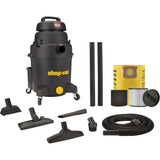 Shop Vacuum, Wet-Dry, 6 HP, 10 US Gal. (37.9 Litres)