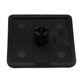 Embout 31,75 mm x 31,75 mm x 6,35 mm en plastique noir pour rainure en T série 30