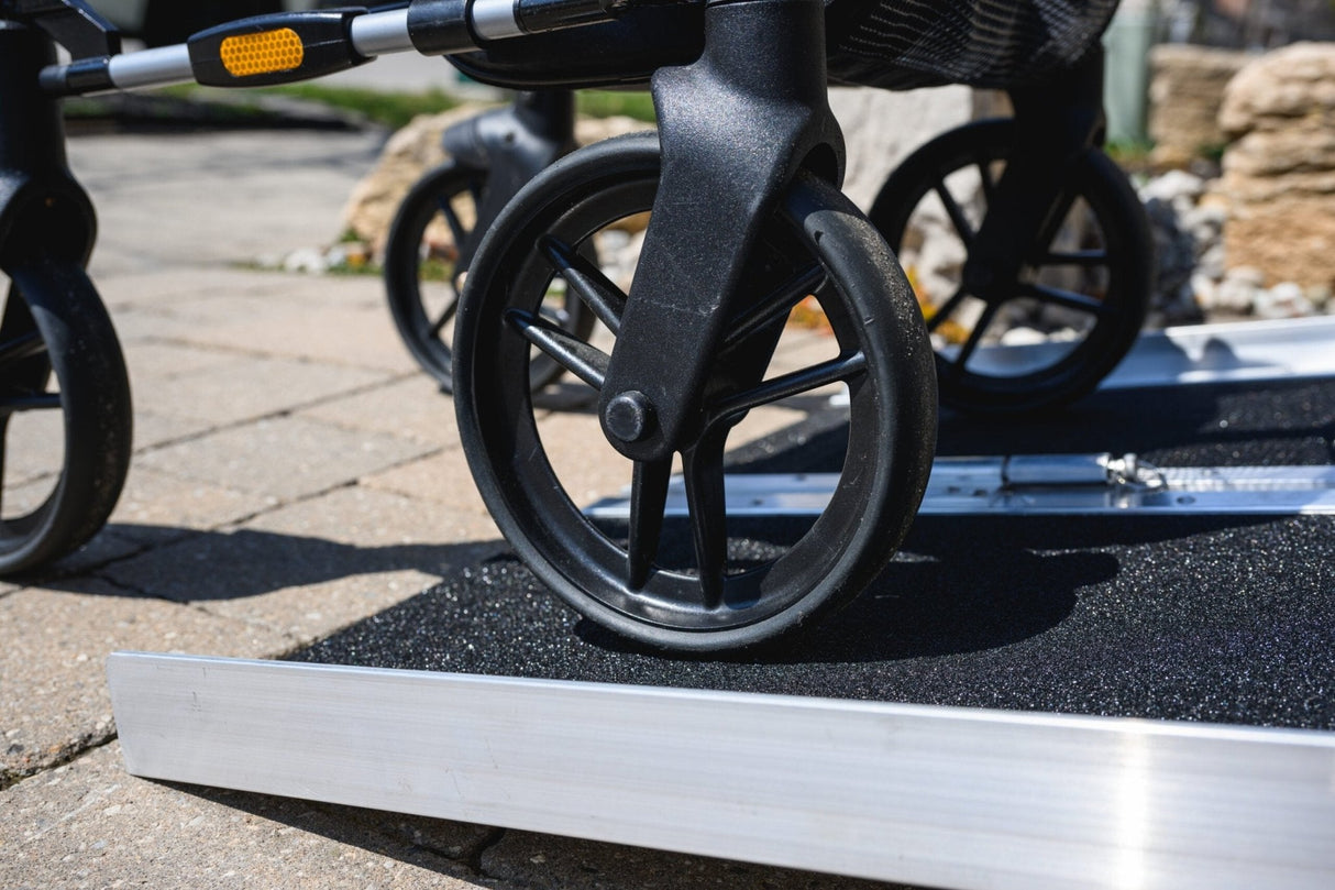 EZee Life EZ12RGT 12 ft Multifold Wheelchair Ramp with Grip Tape | 600 lb Canada