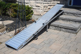 EZee Life EZ12RGT 12 ft Multifold Wheelchair Ramp with Grip Tape | 600 lb Canada