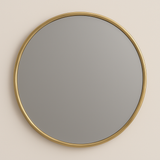 Round Vanity Mirror – Black, Gold, Nickel | 24" & 32" Metal Frame
