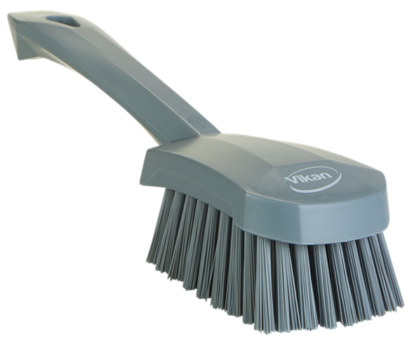 Washing Brush w/short Handle, 10.6", Stiff